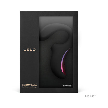 LELO ENIGMA CRUISE SUCTION DUAL STIMULATOR BLACK