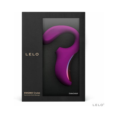 LELO ENIGMA CRUISE SUCTION DUAL STIMULATOR DEEP ROSE