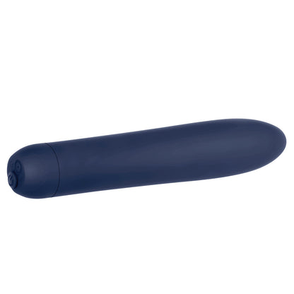 EVOLVED STRAIGHT FORWARD RECHARGEABLE SLI MLINE VIBRATOR BLUE