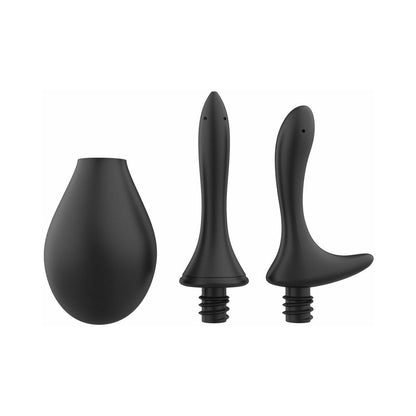 NEXUS - ANAL DOUCHE SET SILICONE BLACK
