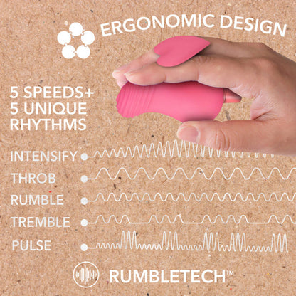 BLUSH - GAIA ECO LOVE BULLET VIBRATOR AND SLEEVE CORAL