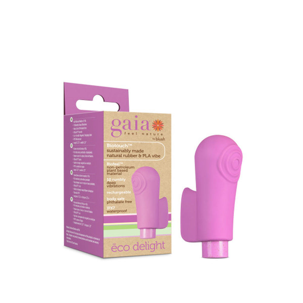 BLUSH GAIA ECO DELIGHT BULLET VIBRATOR AND SLEEVE PURPLE