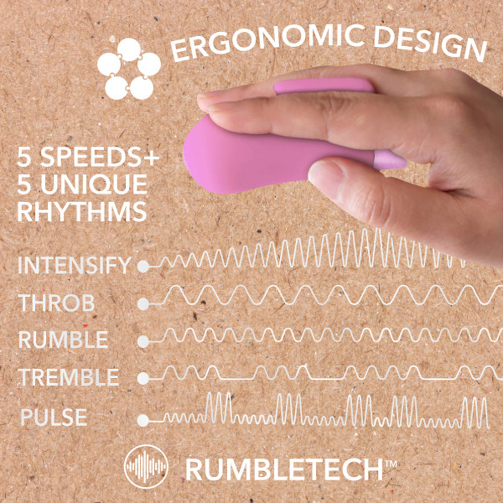 BLUSH GAIA ECO DELIGHT BULLET VIBRATOR AND SLEEVE PURPLE