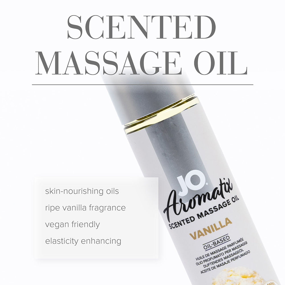 SYSTEM JO - JO AROMATIX VANILLA SCENTED MASSAGE OIL 4 OZ.