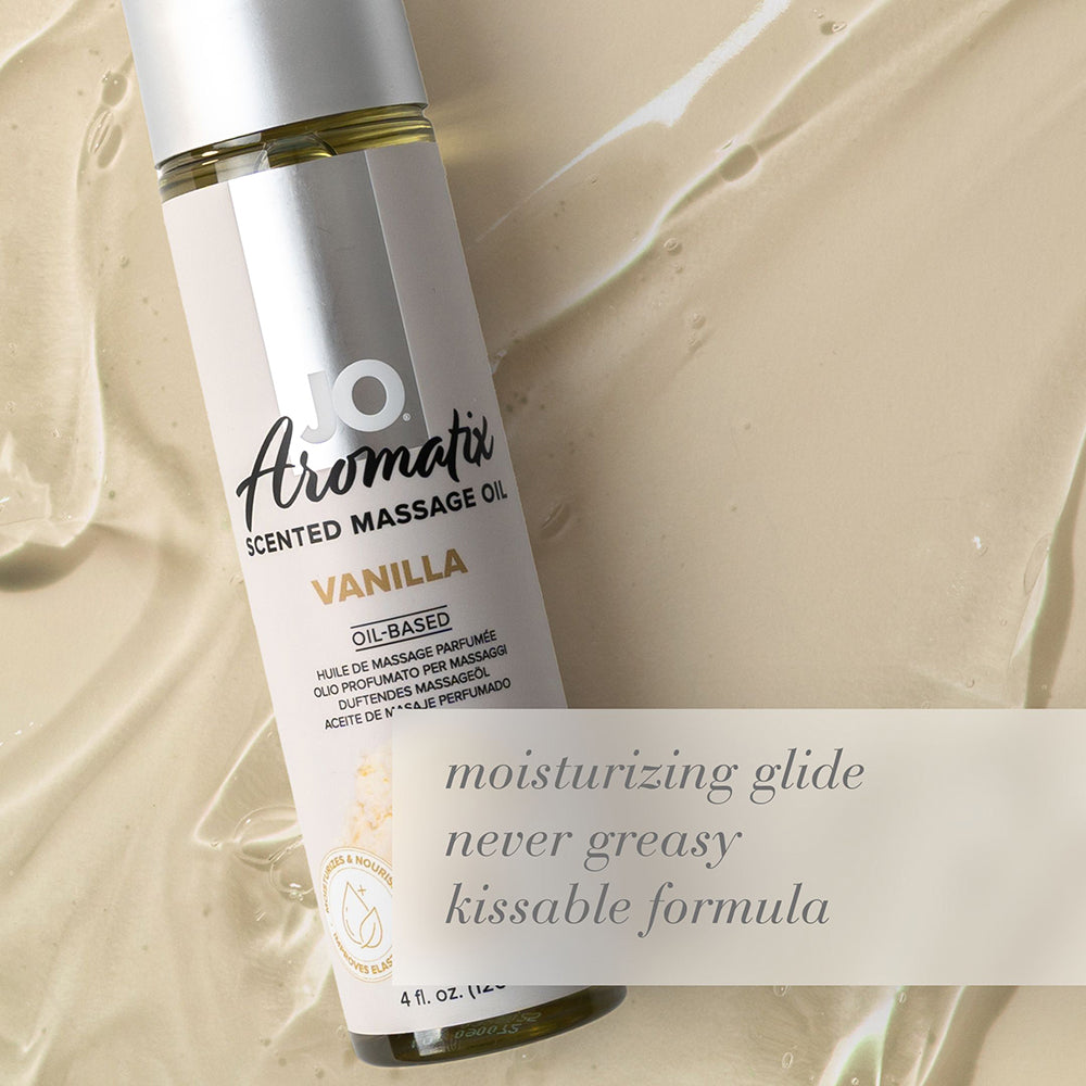 SYSTEM JO - JO AROMATIX VANILLA SCENTED MASSAGE OIL 4 OZ.