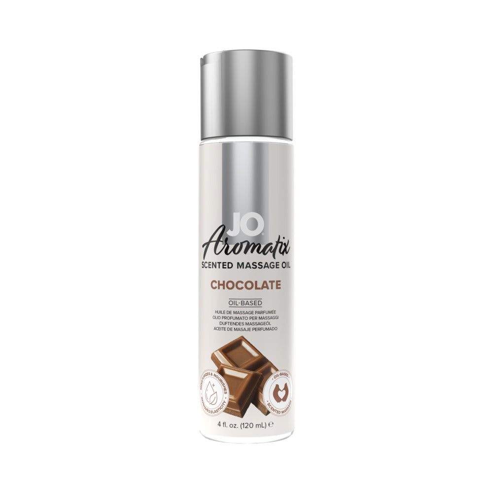 SYSTEM JO - JO AROMATIX CHOCOLATE SCENTED MASSAGE OIL 4 OZ.