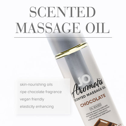 SYSTEM JO - JO AROMATIX CHOCOLATE SCENTED MASSAGE OIL 4 OZ.