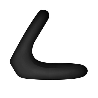 FORTO F-22 LIQUID SILICONE COCK & BALL D-RING MEDIUM BLACK