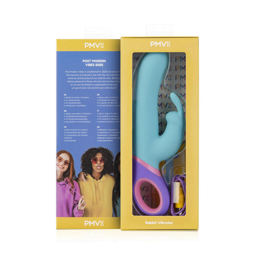 PMV20 META RABBIT VIBRATOR SILICONE TEAL