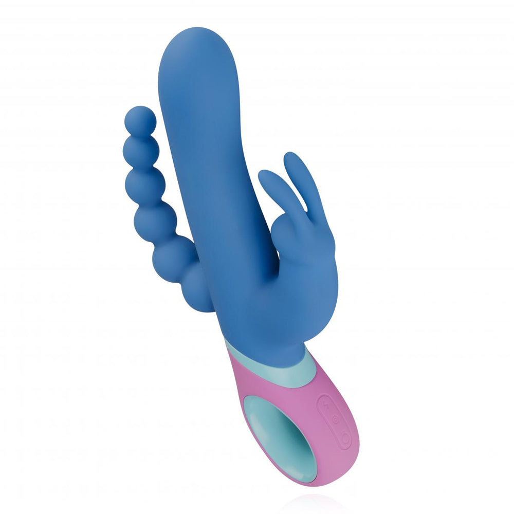 PMV20 VICE DOUBLE VIBRATOR SILICONE BLUE