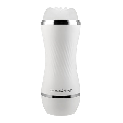 ZERO TOLERANCE DOUBLE DIP DUAL-ENDED REALISTIC STROKER WITH MOVIE DOWNLOAD WHITE