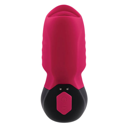GENDER X - BODY KISSES RECHARGEABLE VIBRATING SILICONE SUCTION MASSAGER RED