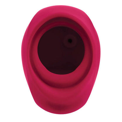 GENDER X - BODY KISSES RECHARGEABLE VIBRATING SILICONE SUCTION MASSAGER RED