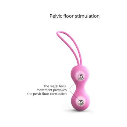 LOVE TO LOVE JOIA SILICONE KEGEL BALLS PINK PASSION