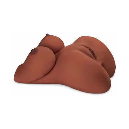 PDX PLUS EZ BANG TORSO DUAL ENTRY MASTURBATOR BROWN