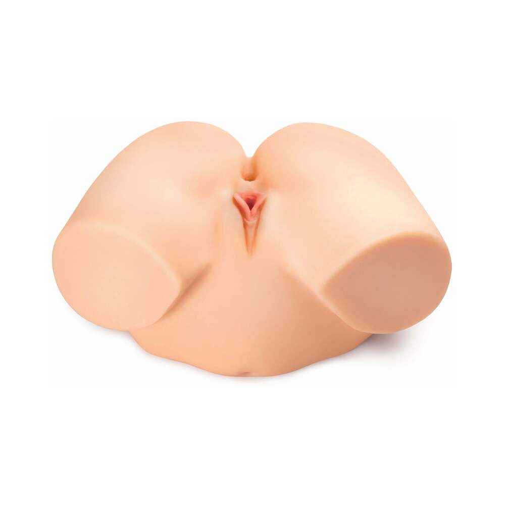 PDX BRANDS - PDX PLUS 360º BANGER DUAL ENTRY MASTURBATOR BEIGE