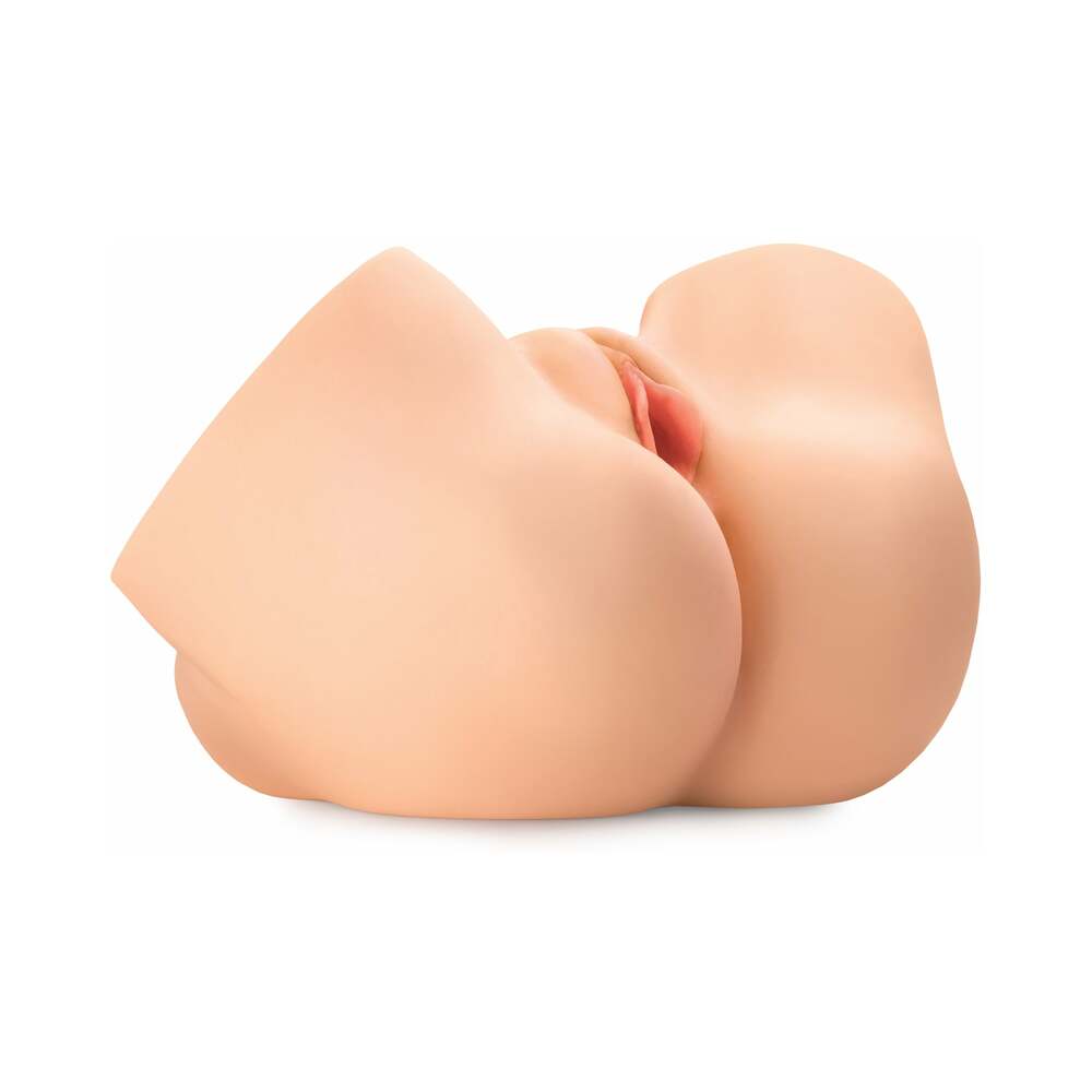PDX BRANDS - PDX PLUS 360º BANGER DUAL ENTRY MASTURBATOR BEIGE