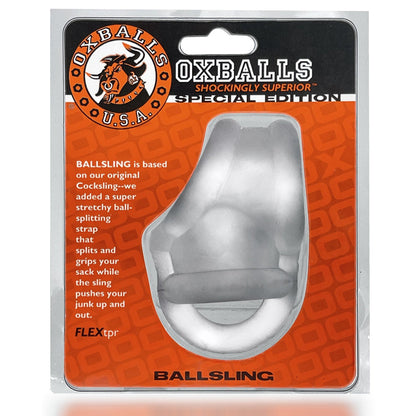 OXBALLS - BALLSLING BALL-SPLIT-SLING CLEAR ICE