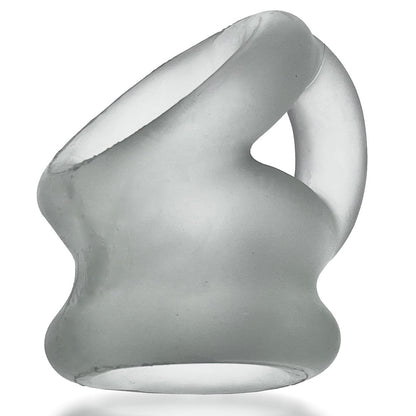 OXBALLS - ESCLAVA TRIPLE Y ESTIRADOR DE TESTÍCULOS DE HIELO TRANSPARENTE