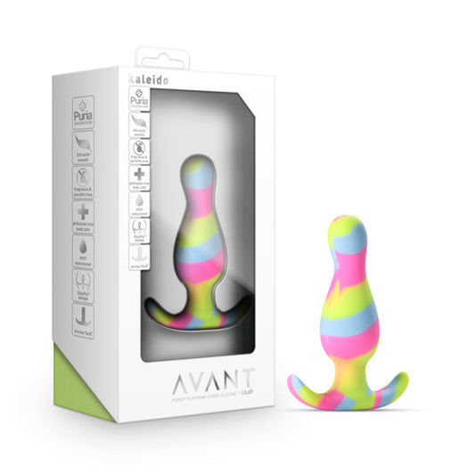 AVANT KALEIDO SILICONE ANAL PLUG LIME