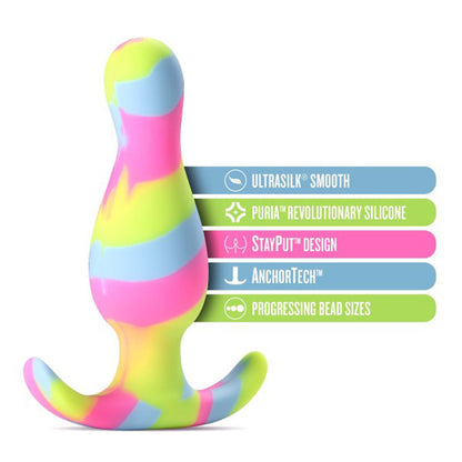 AVANT KALEIDO SILICONE ANAL PLUG LIME