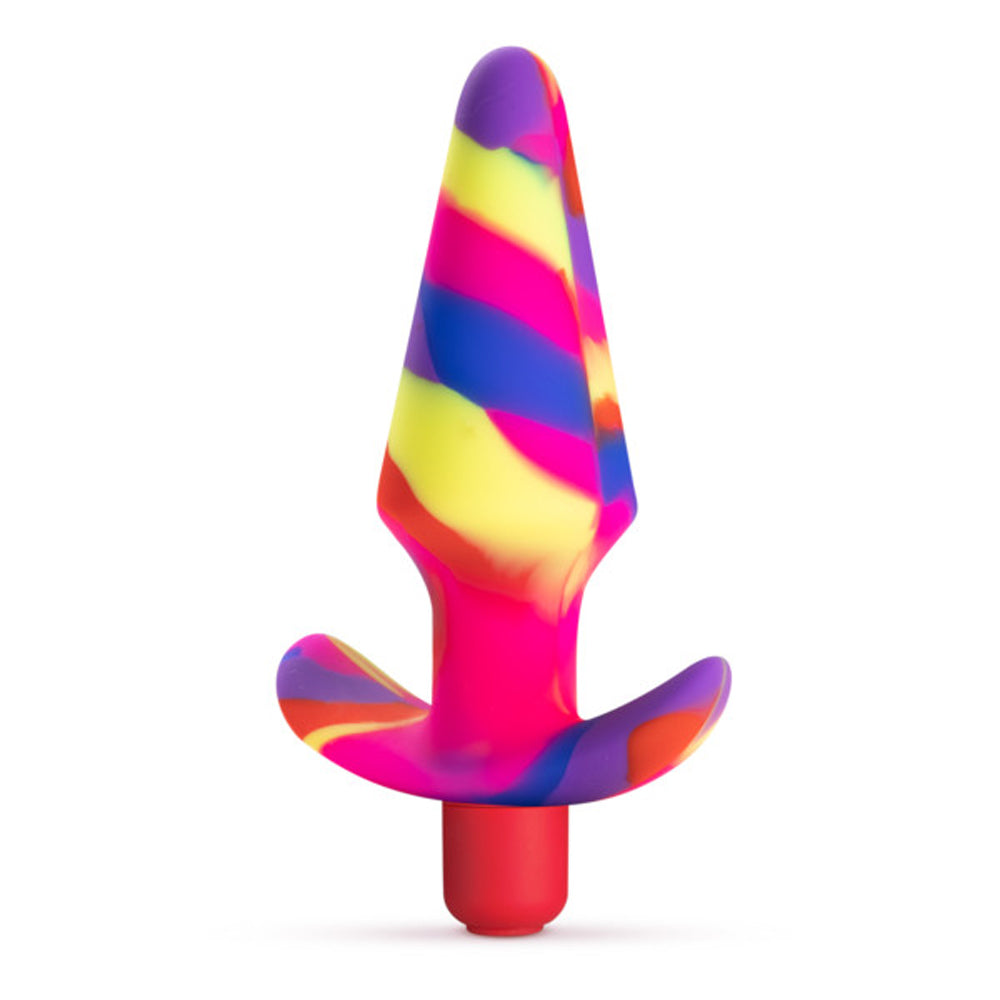 AVANT FREE SPIRIT SILICONE VIBRATING ANAL PLUG SCARLET