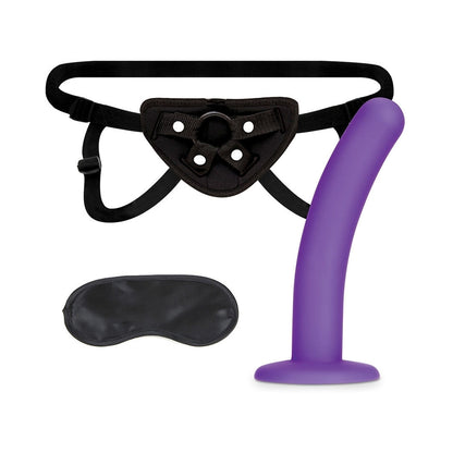 LUX FETISH STRAP-ON HARNESS & 5 IN. DILDO SET