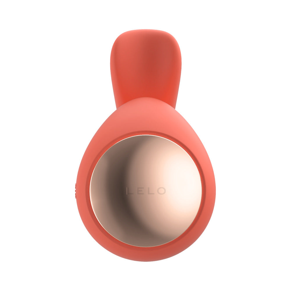 LELO IDA WAVE RECHARGEABLE DUAL STIMULATOR CORAL RED