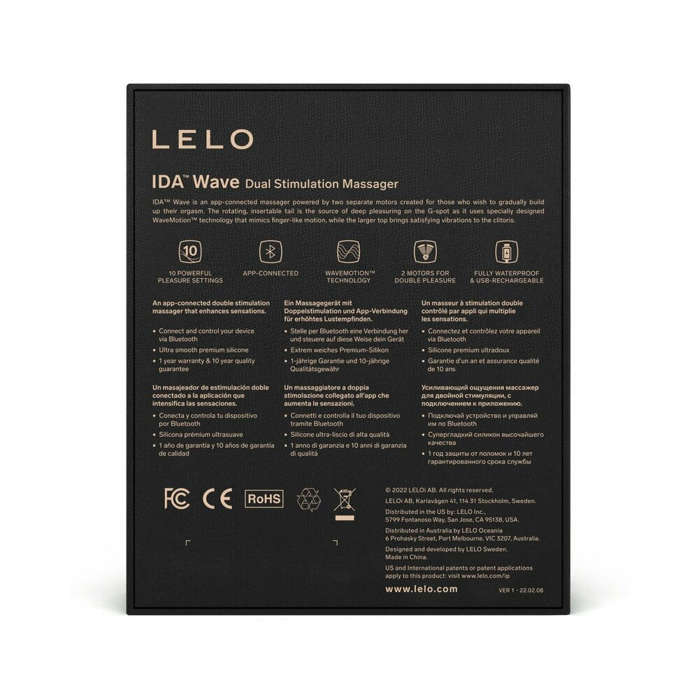 LELO - IDA WAVE RECHARGEABLE DUAL STIMULATOR