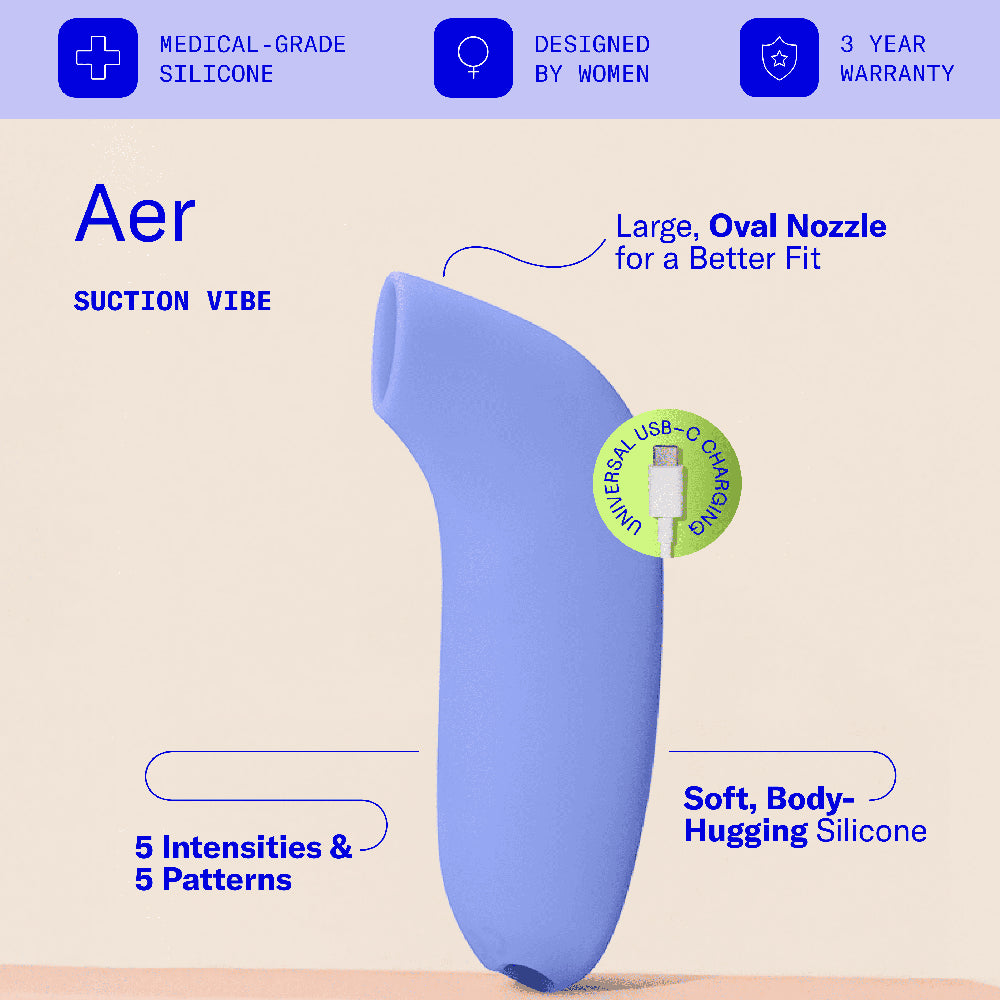DAME - AER SUCTION TOY PERIWINKLE