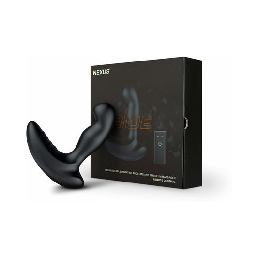 NEXUS RIDE REMOTE CONTROL PROSTATE DUAL MOTOR VIBRATOR BLACK