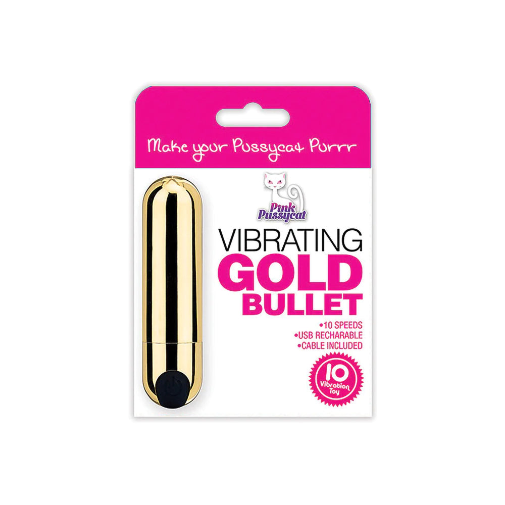 PINK PUSSYCAT - VIBRATING BULLET GOLD