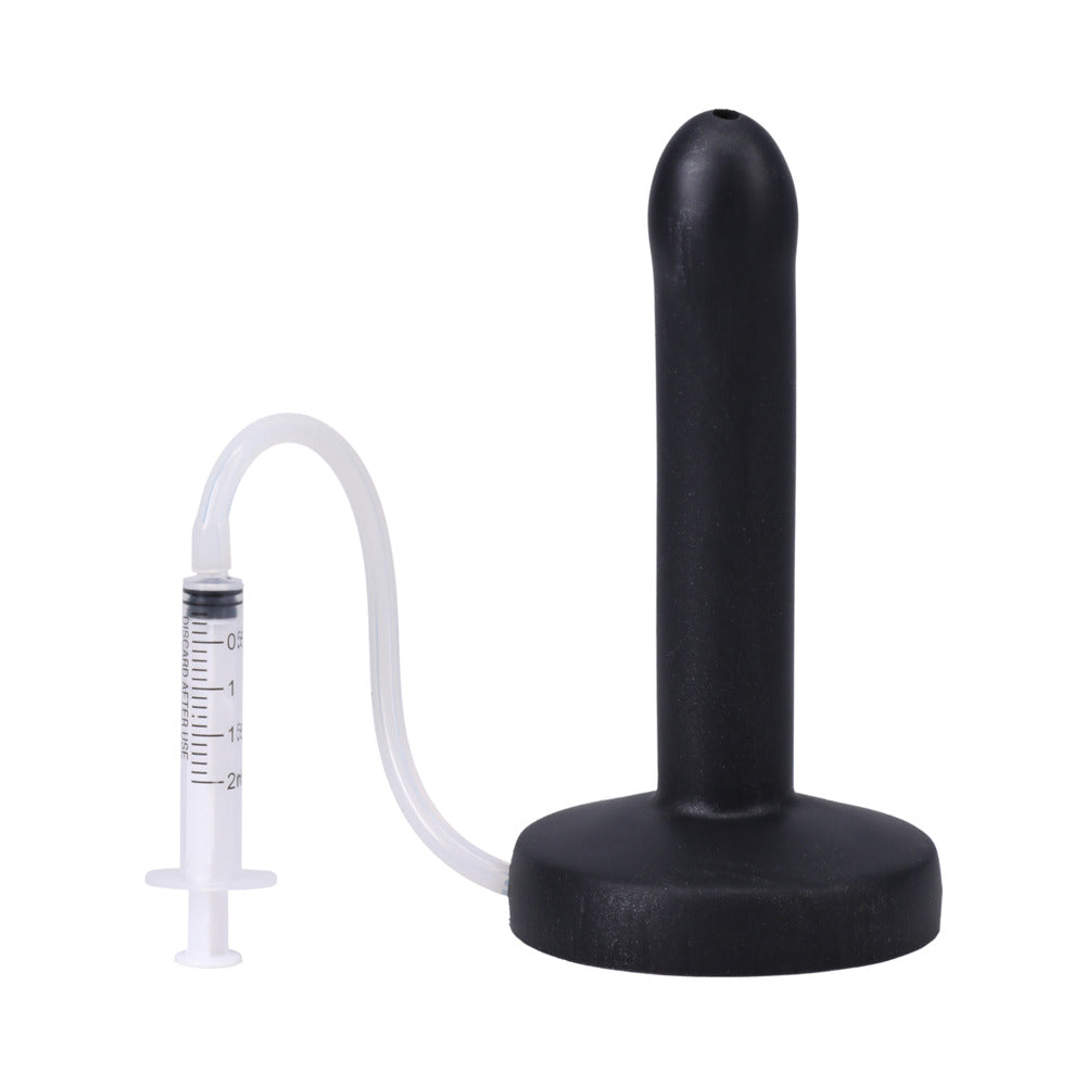 TANTUS - POP SLIM SQUIRTING DILDO MIDNIGHT (BAG)