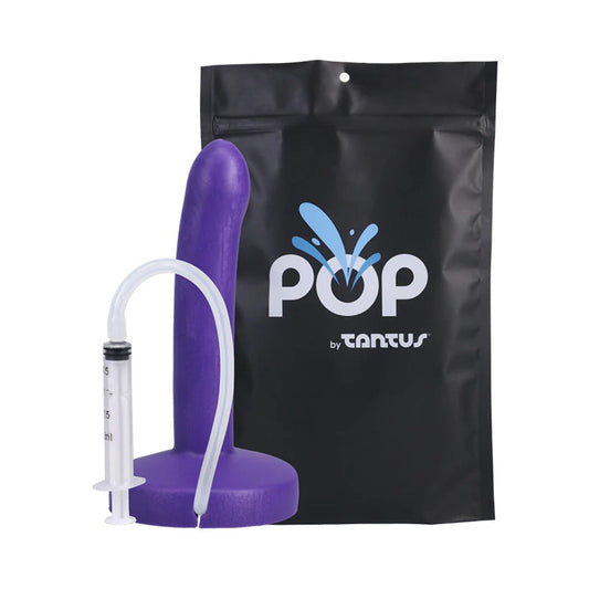 TANTUS - POP SLIM SQUIRTING DILDO INDIGLOW (BAG)