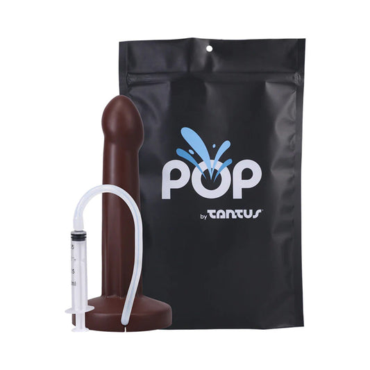 TANTUS - POP SQUIRTING DILDO ESPRESSO (BAG)
