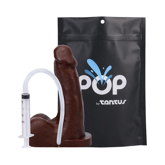 TANTUS POP N'' PLAY SQUIRTING PACKER ESPRESSO (BAG)
