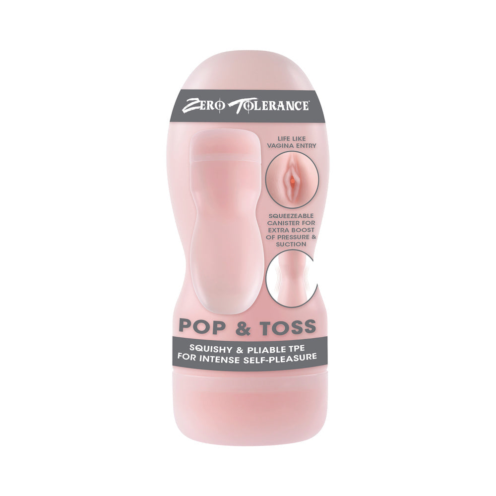 ZERO TOLERANCE POP & TOSS SQUEEZABLE STROKER