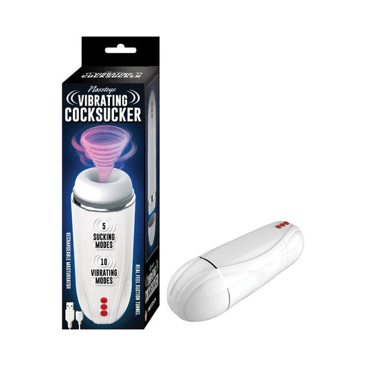 NASSTOYS VIBRATING COCKSUCKER WHITE