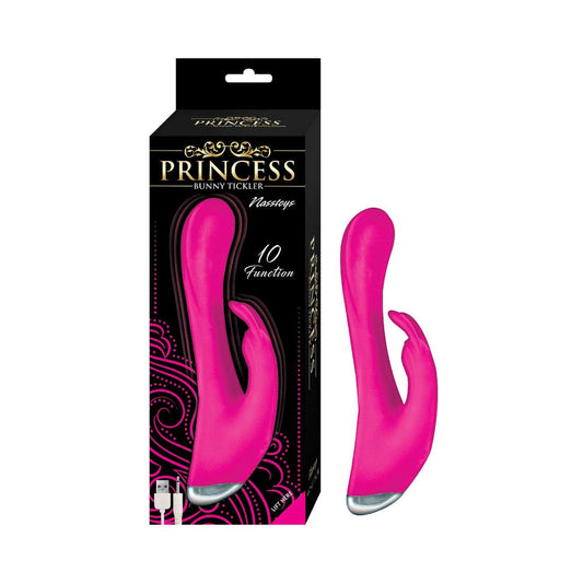 PRINCESS BUNNY TICKLER DUAL STIMULATOR SILICONE PINK