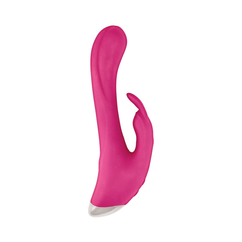 PRINCESS BUNNY TICKLER DUAL STIMULATOR SILICONE PINK