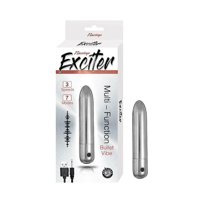 NASSTOYS EXCITER MULTI-FUNCTION BULLET VIBE SILVER
