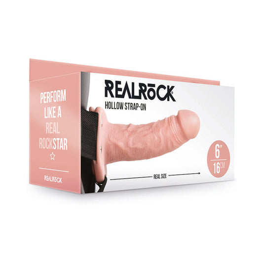 SHOTS - REALROCK REALISTIC 6 IN. HOLLOW STRAP ON