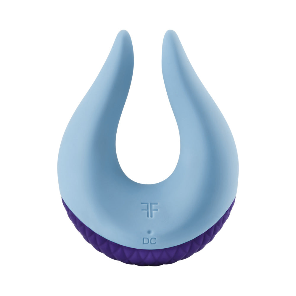 FEMMEFUNN VOLEA RECHARGEABLE SILICONE FLUTTERING TIP VIBRATOR LIGHT BLUE