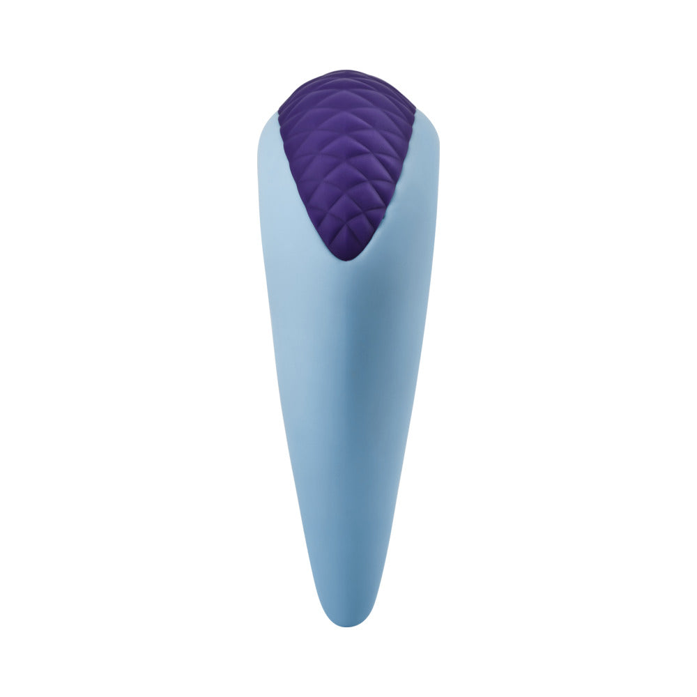 FEMMEFUNN VOLEA RECHARGEABLE SILICONE FLUTTERING TIP VIBRATOR LIGHT BLUE