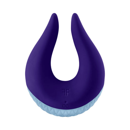 FEMMEFUNN VOLEA RECHARGEABLE SILICONE FLUTTERING TIP VIBRATOR DARK PURPLE