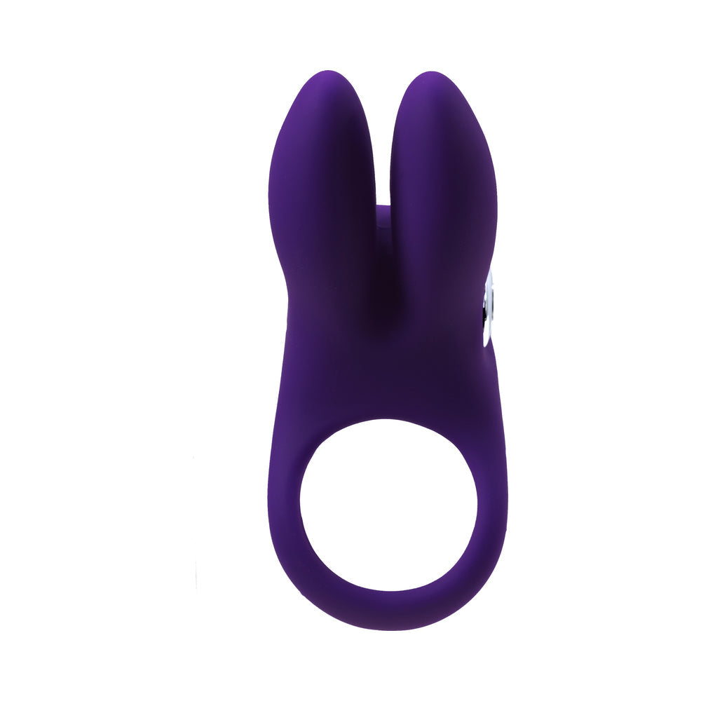 VEDO SEXY BUNNY RECHARGEABLE VIBRATING C-RING DEEP PURPLE