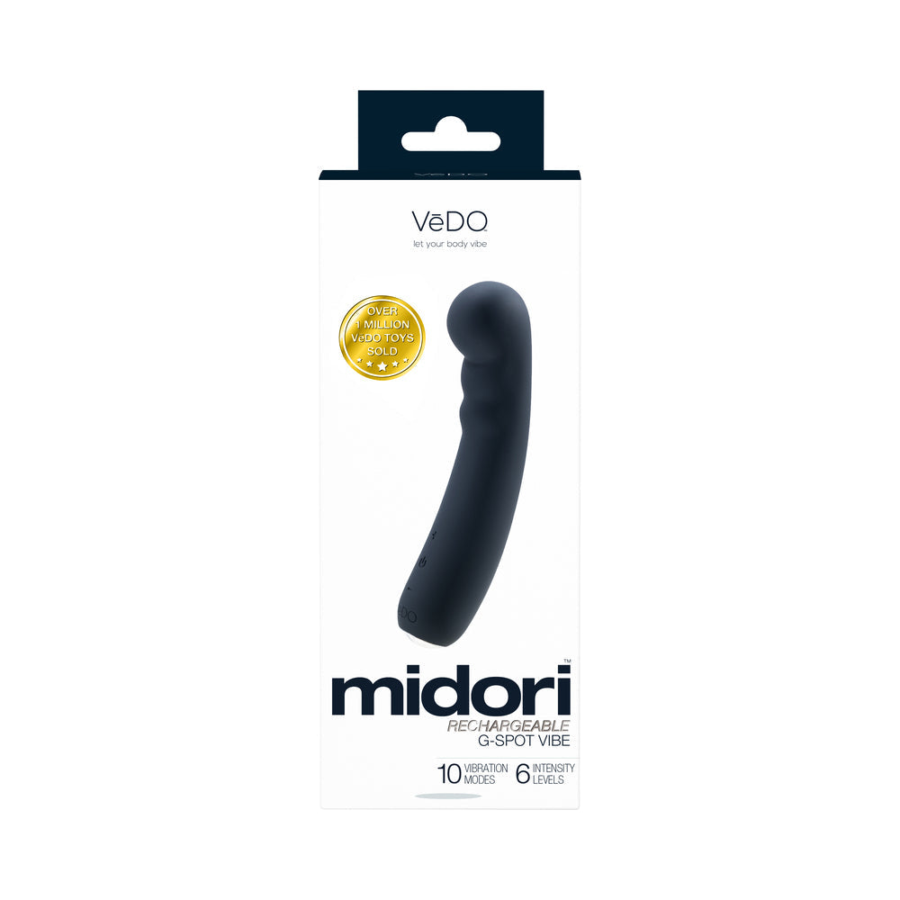 VEDO MIDORI RECHARGEABLE G-SPOT VIBE JUST BLACK