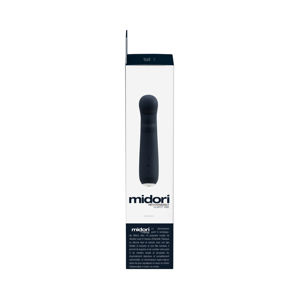 VEDO MIDORI RECHARGEABLE G-SPOT VIBE JUST BLACK