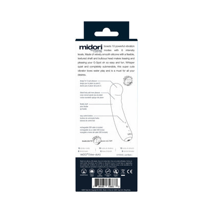 VEDO MIDORI RECHARGEABLE G-SPOT VIBE JUST BLACK