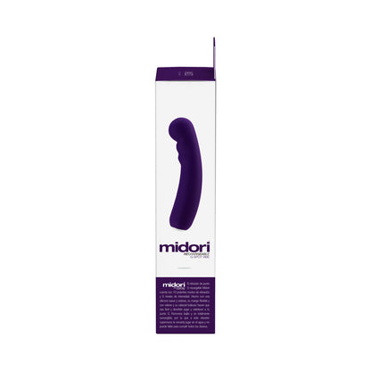 VEDO - VIBRADOR RECARGABLE DE PUNTO G MIDORI MORADO OSCURO
